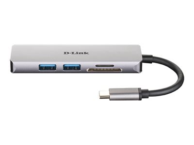 D-Link, 5-in-1 USB-C™ Hub with HDMI and SD/microSD Card Reader, DUB-M530, USB Type-C