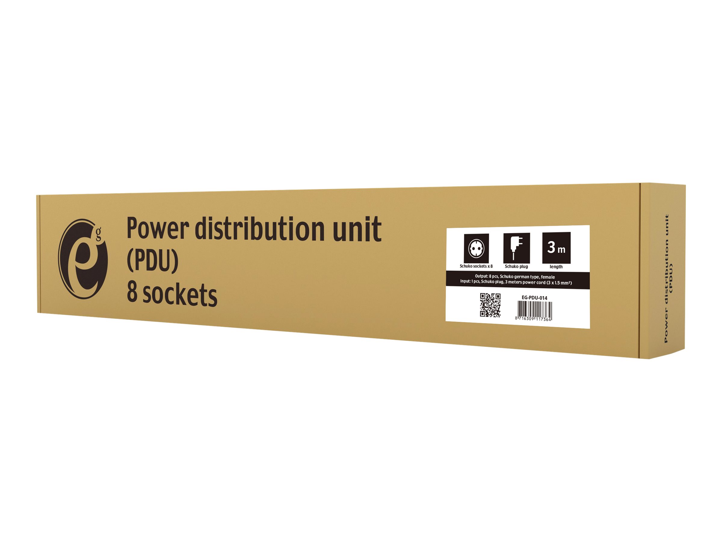 GEMBIRD Power distribution unit PDU 8