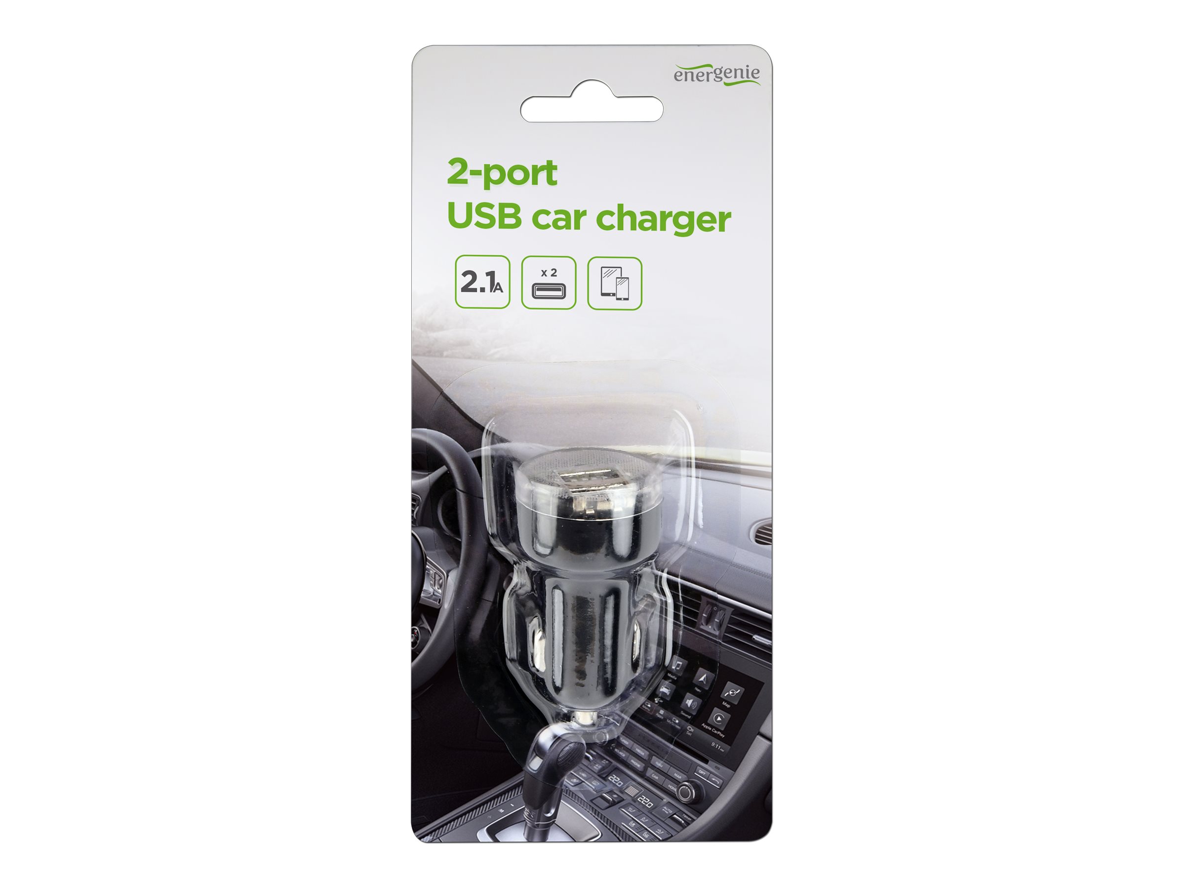 GEMBIRD 2-port USB car charger 2.1 A