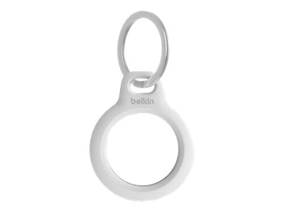 Belkin, Secure Holder with Key Ring for AirTag, white