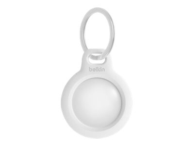 Belkin, Secure Holder with Key Ring for AirTag, white