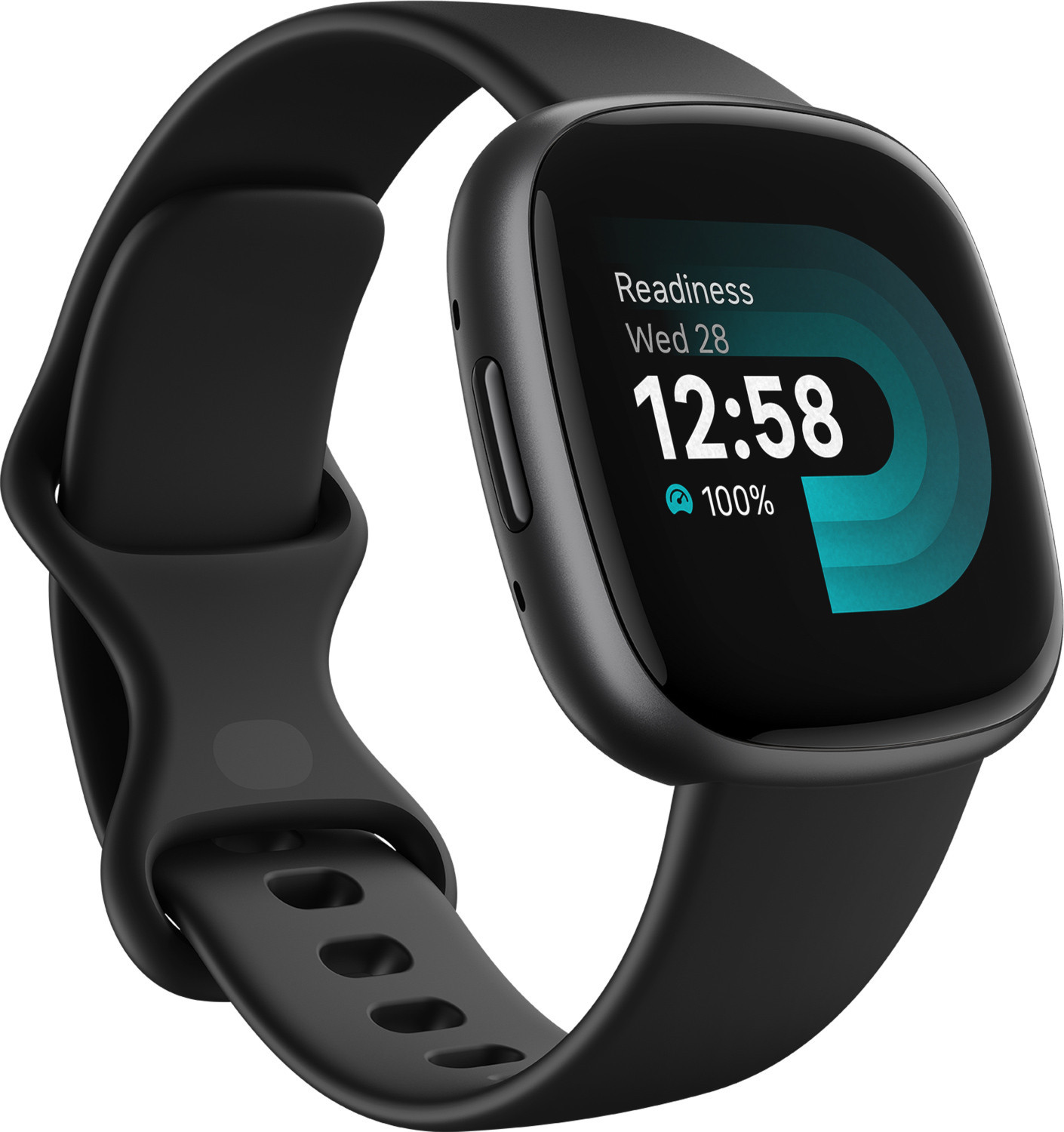 Fitbit  Versa 4 Sports Pack, black/sapphire