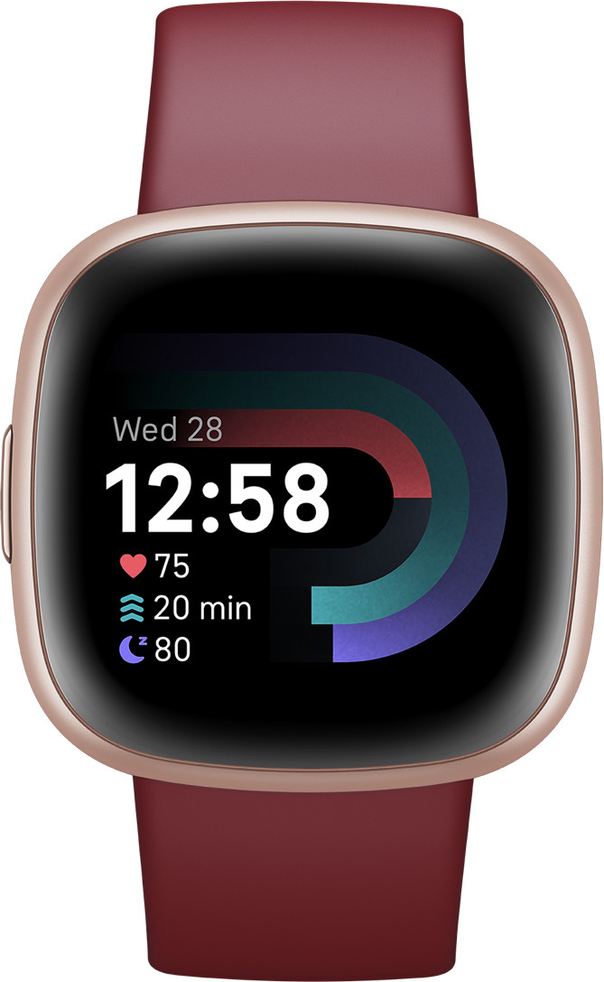 Fitbit  Versa 4, beet juice/copper rose