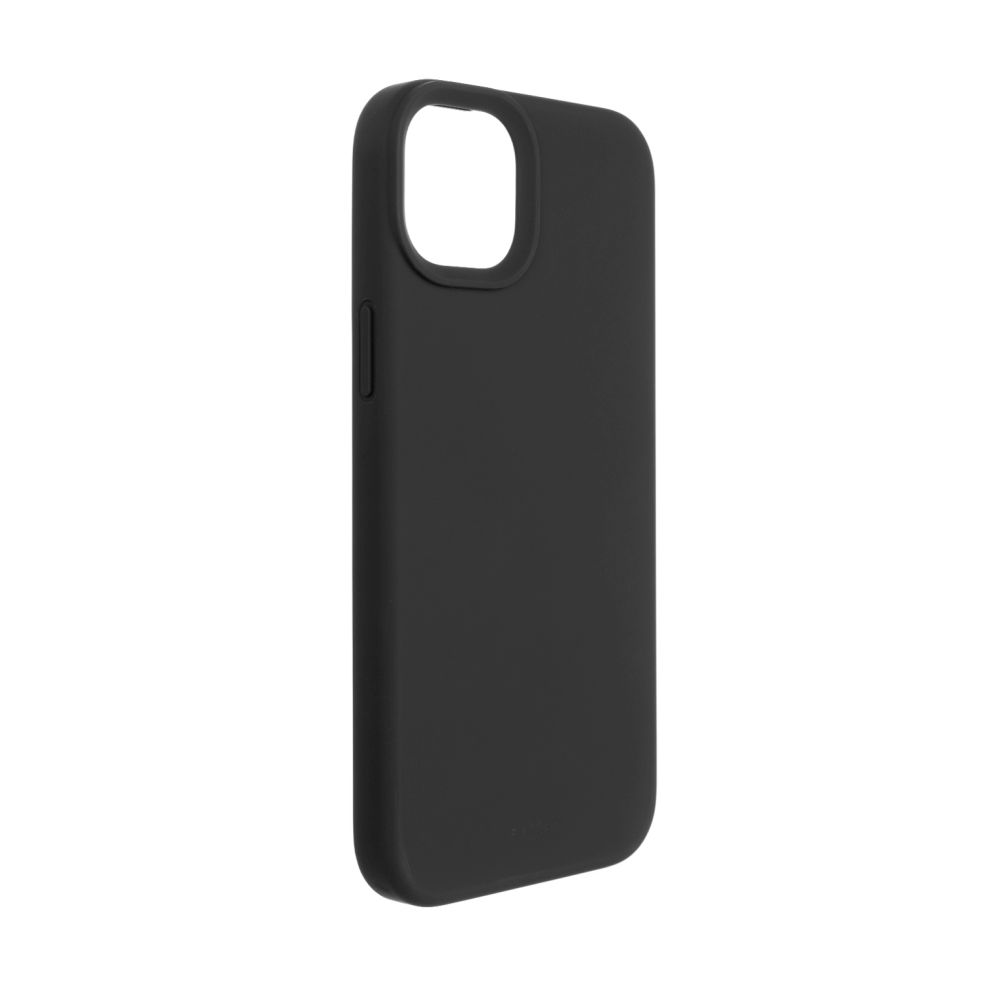 Fixed, MagFlow with MagSafe support, Back cover, Apple, iPhone 14 Plus, Liquid silicon, Black