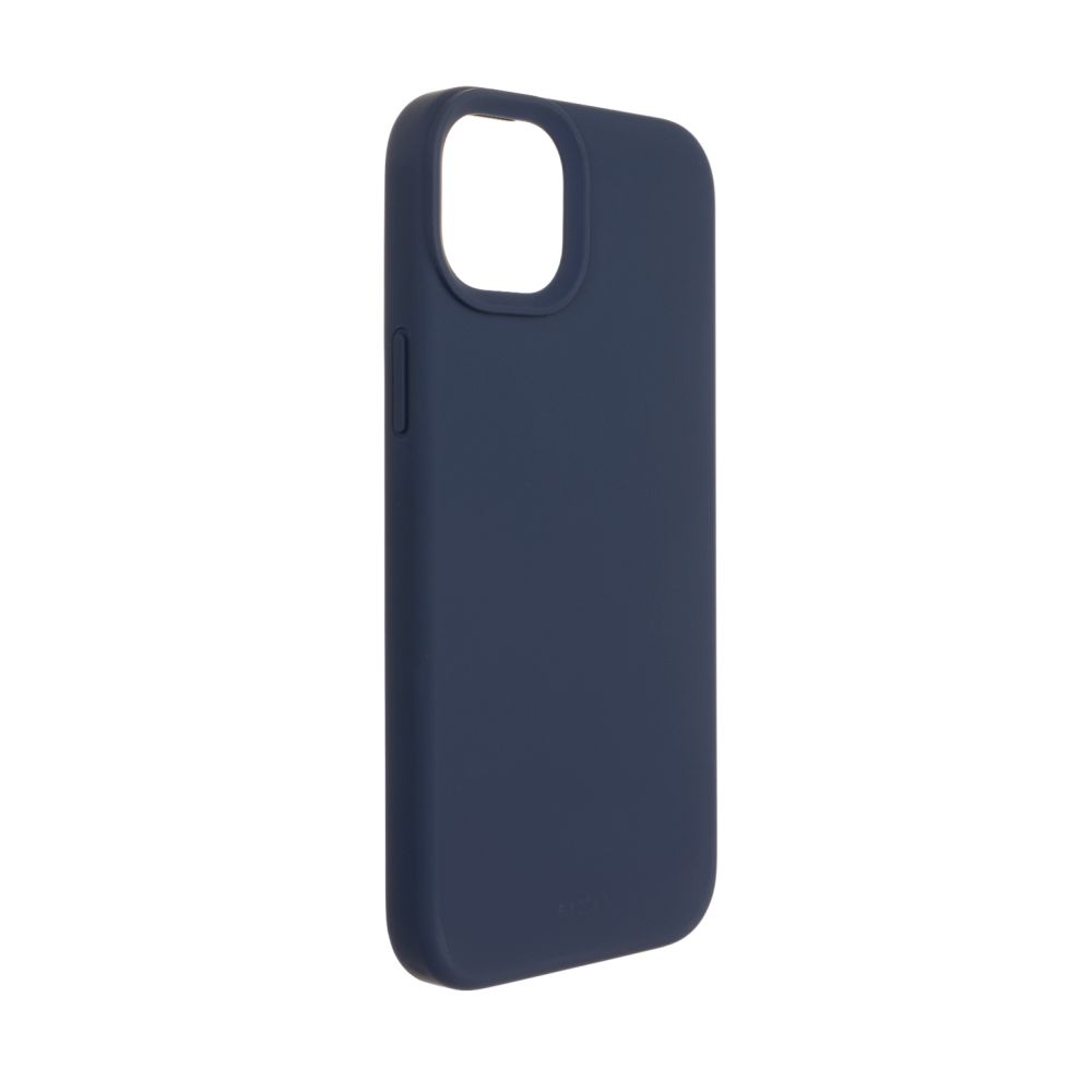 Fixed, MagFlow with MagSafe support, Back cover, Apple, iPhone 14 Plus, Liquid silicon, Blue