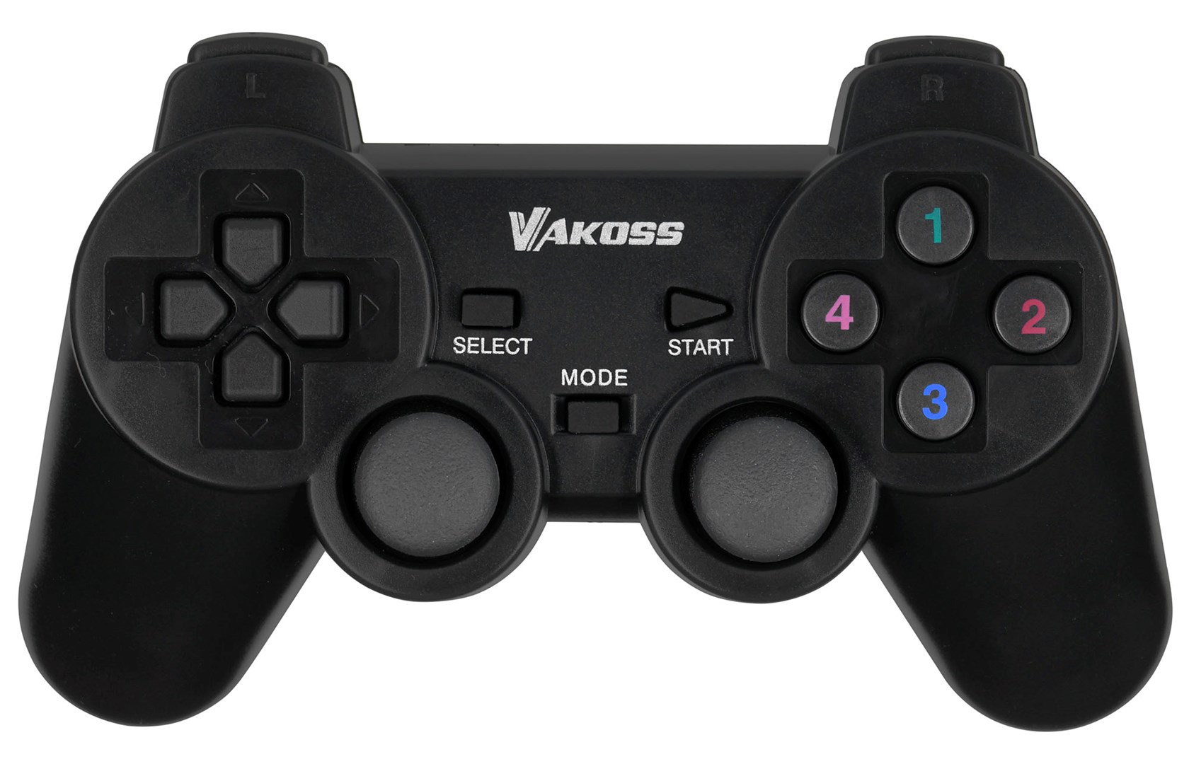 Vakoss GP-3925BK Gaming Controller Black RF Gamepad Analogue / Digital PC, Playstation 3