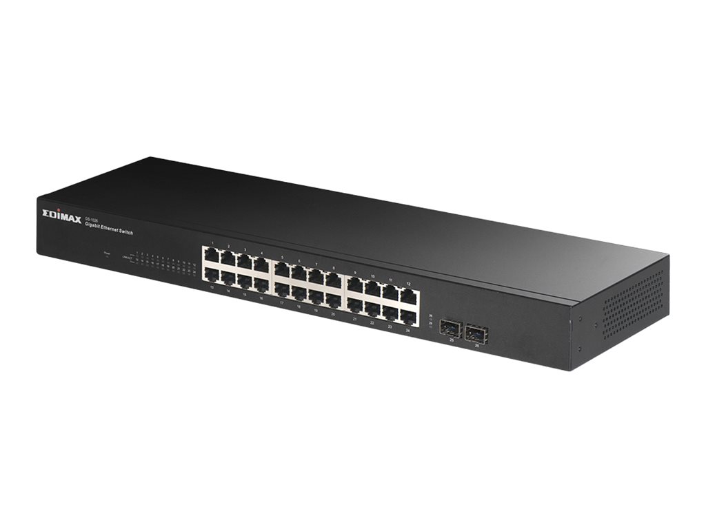 EDIMAX 26-Port Gigabit Switch 2 SFP port