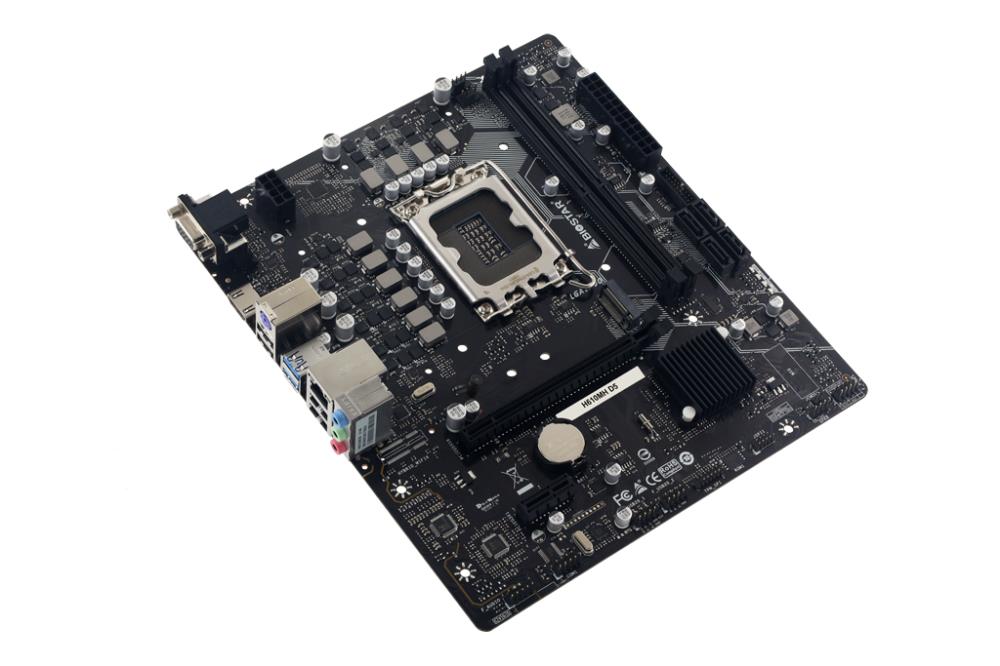 BIOSTAR Mainboard, Intel H610, LGA1700, Micro-ATX, Memory DDR5, Memory slots 2, 1xPCI-Express 3.0 1x, 1xPCI-Express 4.0 16x, 1xM.2, 1x15pin D-sub, 1xHDMI, 4xUSB 2.0, 2xUSB 3.2, 1xPS/2, 1xRJ45, 3xAudio port, H610MHD5