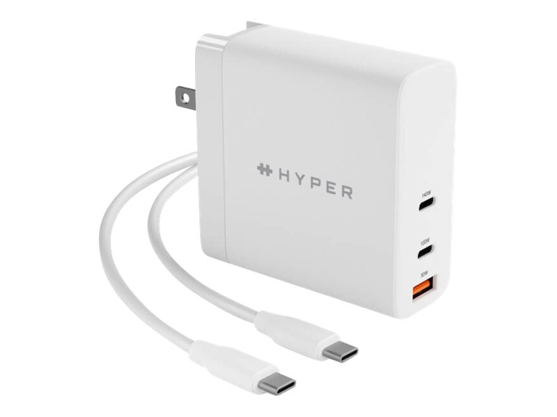 Hyper Juice GaN 140W USB-C  Laadija, White