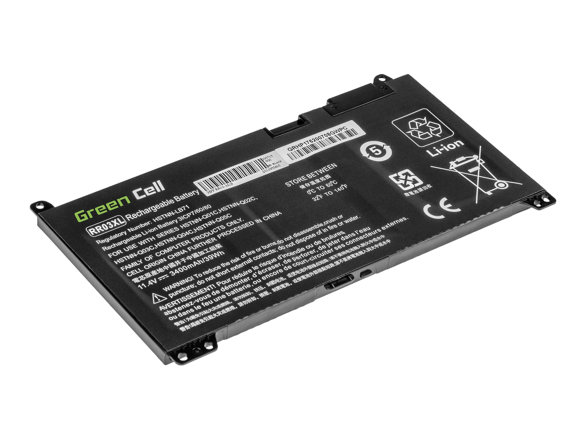 GREEN CELL Battery RR03XL for HP ProBook