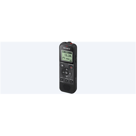 Sony, ICD-PX370, Black, Monaural, MP3 playback, MP3, 9540 min, Mono Digital Voice Recorder with Built-in USB