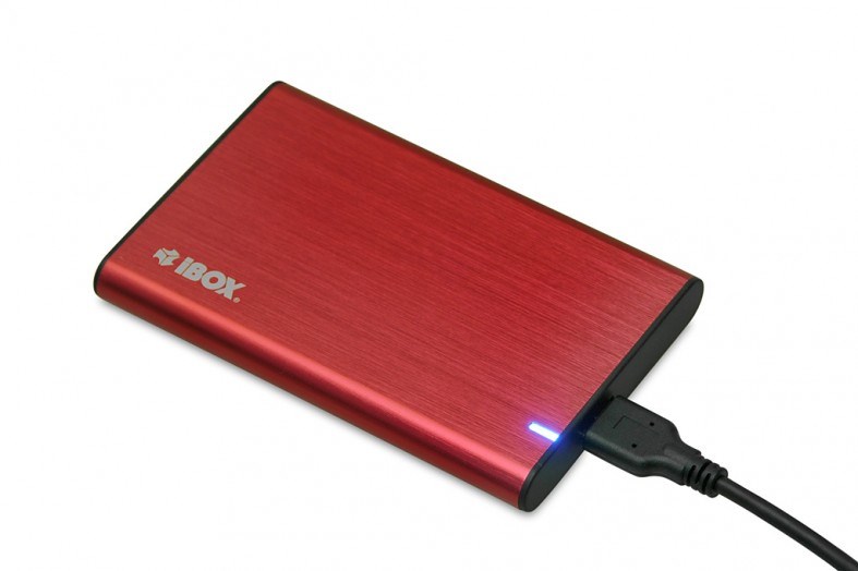 iBox HD-05 HDD/SSD enclosure Red 2.5"