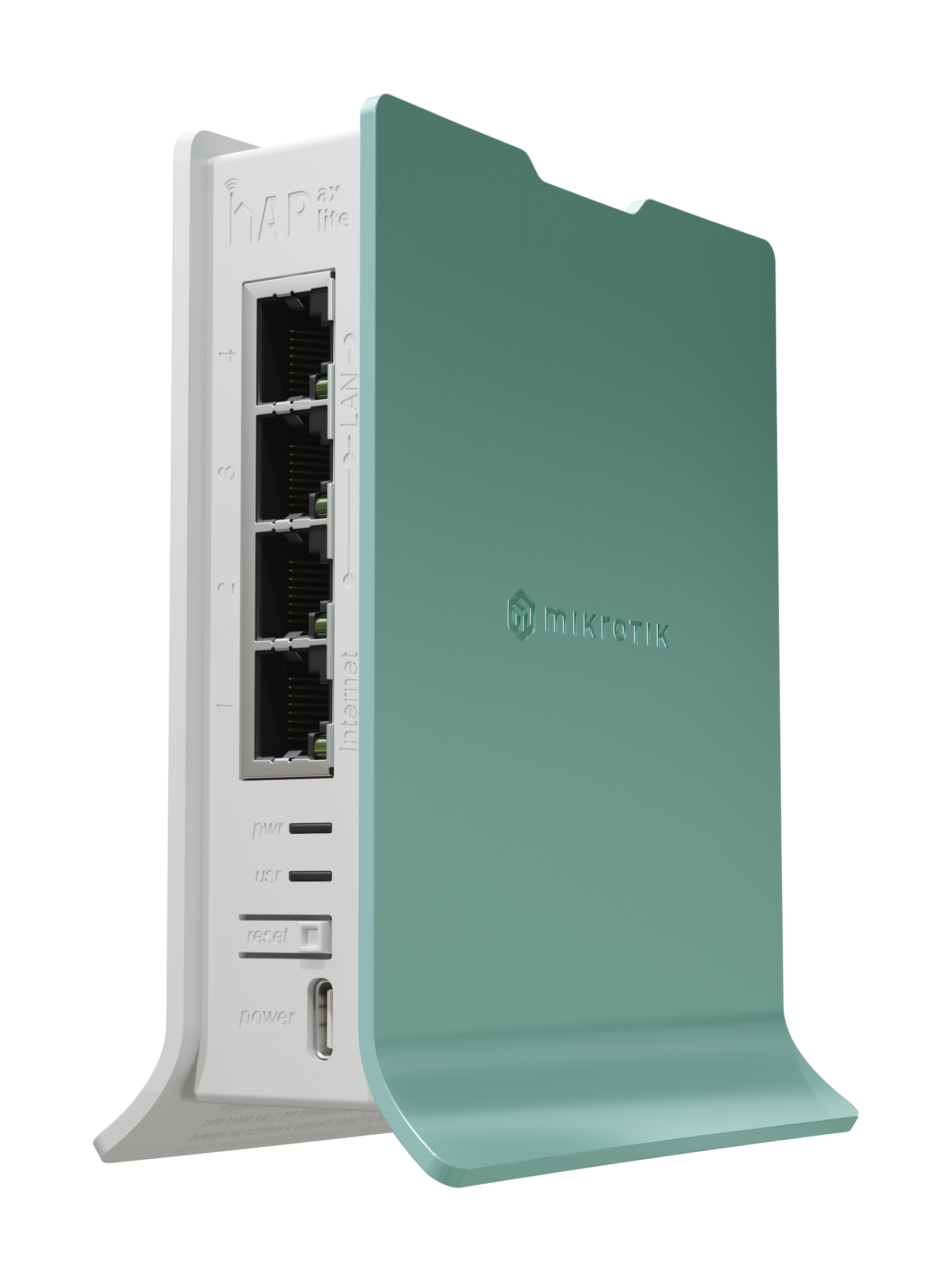 MikroTik hAP ax lite Router, hAP ax lite Router, L41G-2axD, 802.11ax, 574 Mbit/s, Mbit/s, Ethernet LAN (RJ-45) ports 4, Mesh Support No, MU-MiMO No, No mobile broadband, Antenna type Internal