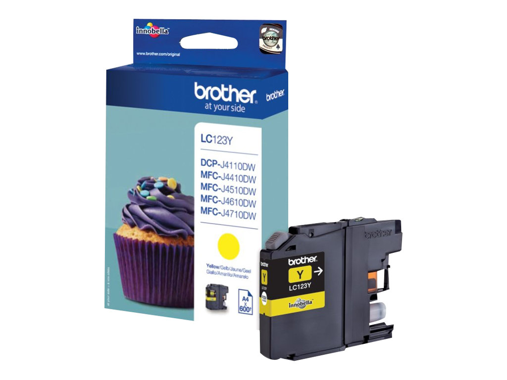 BROTHER LC123Y ink yellow 600pages