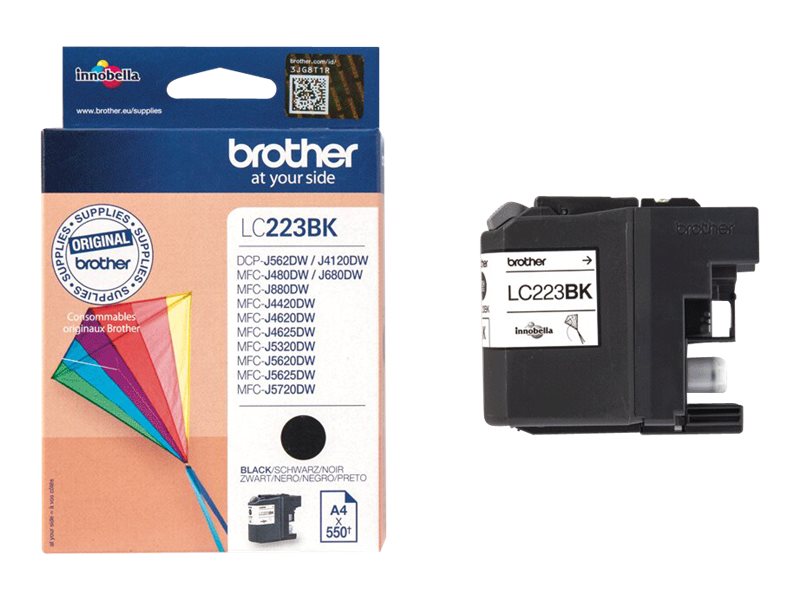 BROTHER LC223BK ink black 550pages