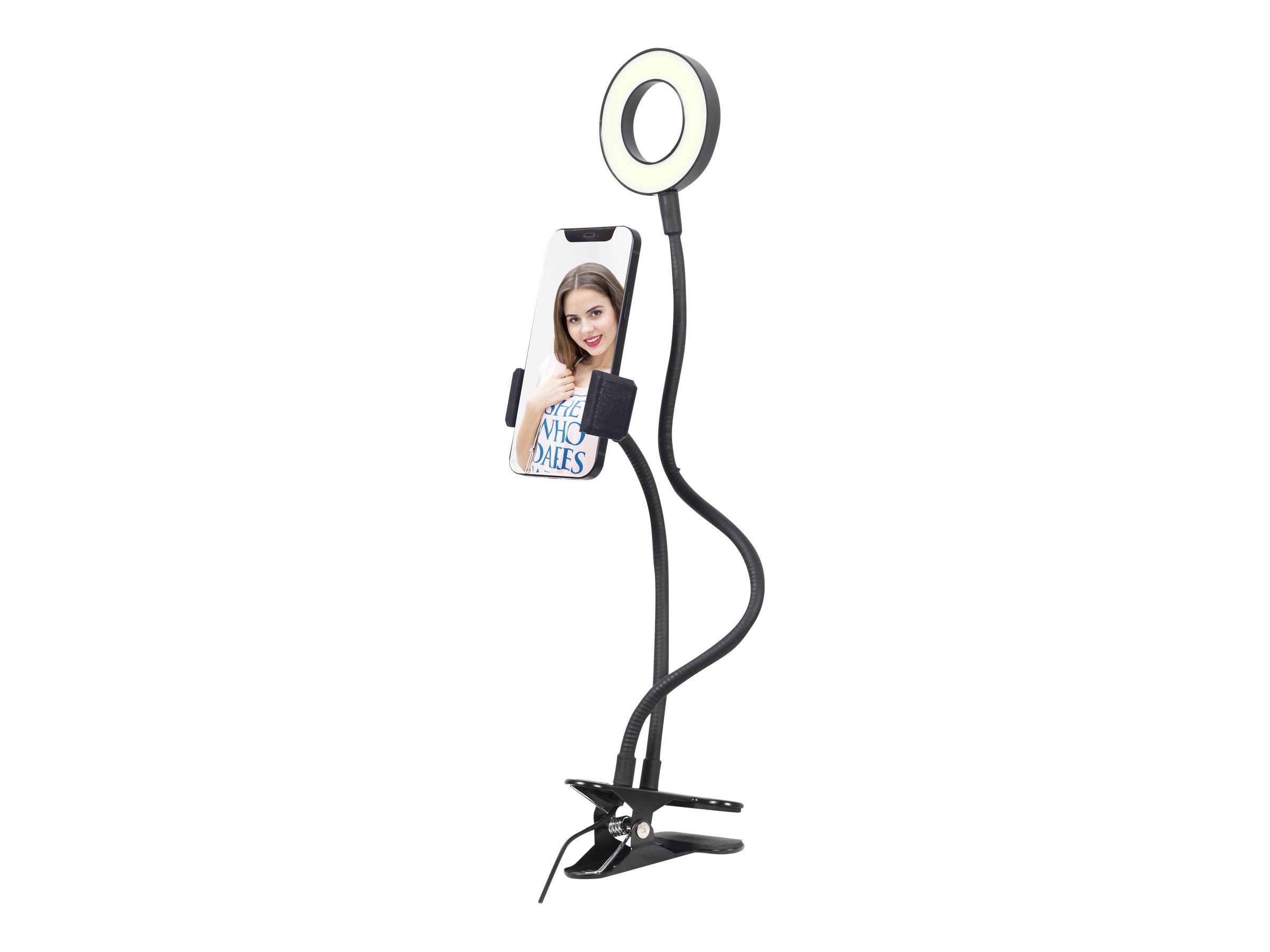 GEMBIRD MOBILE  SELFIE RING&HOLDER/LED-RING4-PH-01