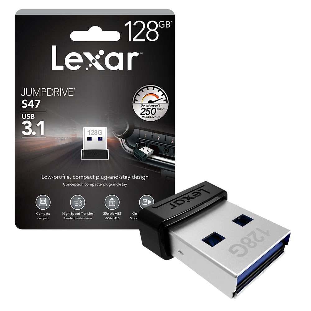 LEXAR MÄLUPULK USB3 128GB/S47 LJDS47-128ABBK