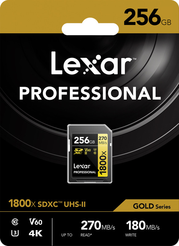 Lexar  mälukaart SDXC 256GB Professional 1800x UHS-II U3 V60