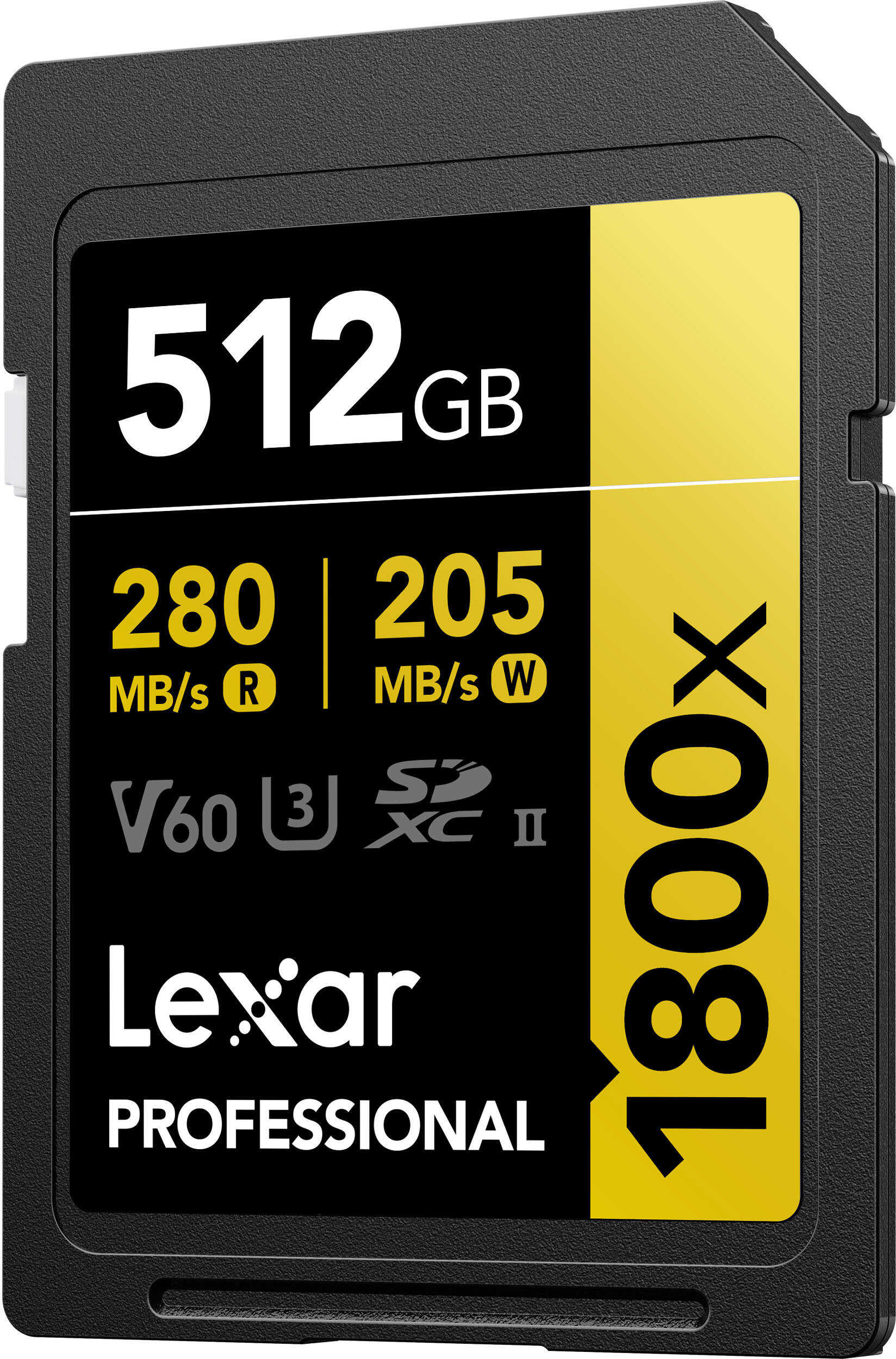 Lexar  mälukaart SDXC 512GB Professional 1800x UHS-II U3 V60