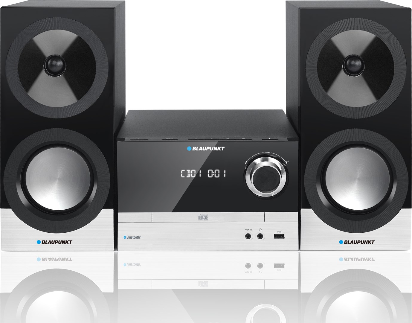 Blaupunkt MS40BT home audio system 100 W Black, Silver