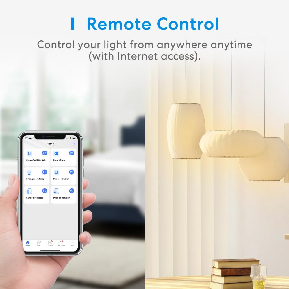 MEROSS SMART HOME SWITCH WI-FI/IN-WALL MSS810HK