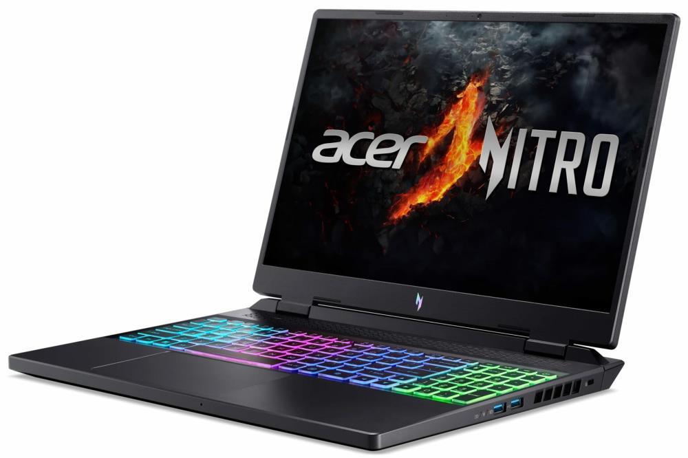 ACER Notebook, Nitro, AN16-42-R1CK, CPU  Ryzen 7, 8845HS, 3800 MHz, 16", 2560x1600, RAM 16GB, DDR5, SSD 1TB, NVIDIA GeForce RTX 4070, ENG, Card Reader microSD, Windows 11 Home, Black, 2.65 kg, NH.QPLEL.001