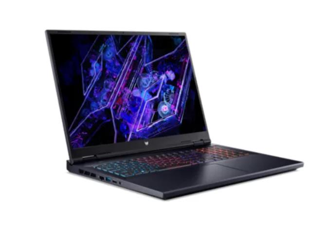 ACER Notebook, Predator, Helios Neo, PHN18-71-94YX, CPU  Core i9, i9-14900HX, 2200 MHz, 18", 2560x1600, RAM 16GB, DDR5, 5600 MHz, SSD 1TB, NVIDIA GeForce RTX 4070, 8GB, ENG, Card Reader Micro SD, Windows 11 Home, Black, 3.4 kg, NH.QR5EL.001