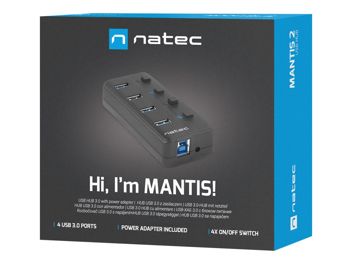 NATEC NHU-1557 Natec Hub USB 3.0 Mantis2