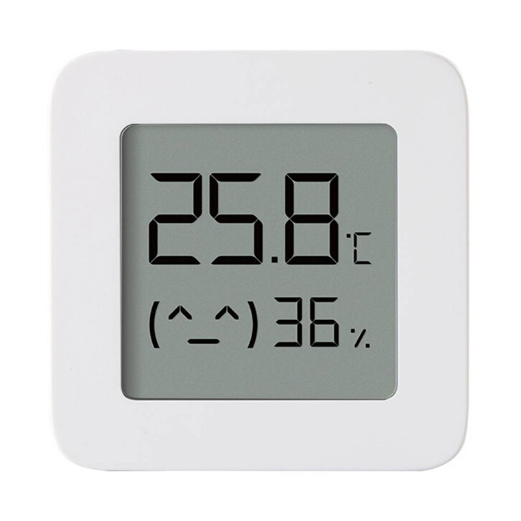 Xiaomi, Mi Home, Temperature and Humidity Monitor 2, White