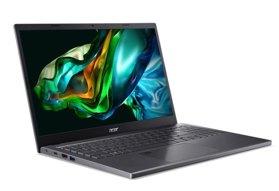 ACER Notebook, Aspire, A515-48M-R3YU, CPU  Ryzen 5, 7530U, 2000 MHz, 15.6", 1920x1080, RAM 8GB, LPDDR4x, SSD 512GB, AMD Radeon Graphics, Integrated, ENG, Windows 11 Home, Steel Grey, 1.6 kg, NX.KJ9EL.005