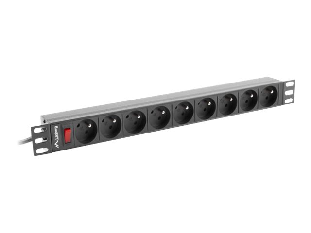 LANBERG PDU-09E-0300-BK Lanberg PDU 1U 1