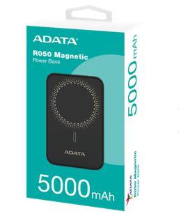 ADATA POWER BANK USB-C 5000MAH BLACK/R050 MAGNETIC PR050-11BK