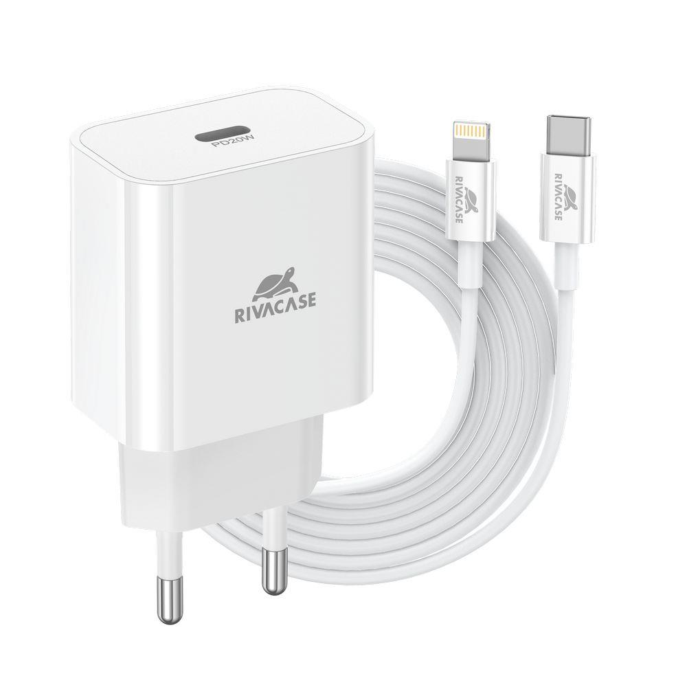 RIVACASE MOBILE CHARGER WALL/WHITE PS4101 WD5