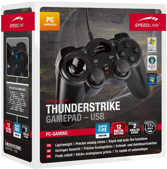 Speedlink Gamepad Thunderstrike (SL-6515-BK)