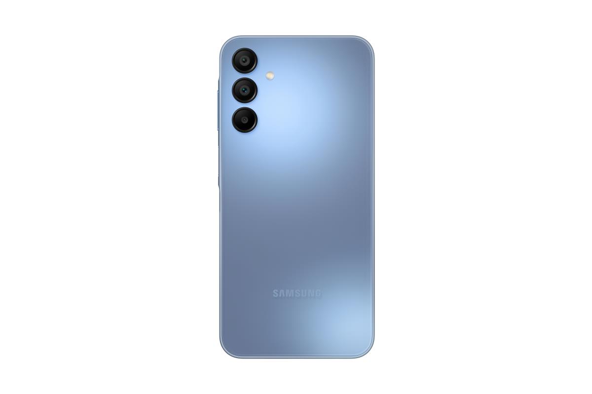 Samsung, Galaxy, A15 (A155), Blue, 6.5 ", Super AMOLED, 1080 x 2340 pixels, Mediatek, Helio G99 (6nm), Internal RAM 4 GB, 128 GB, microSDXC, Dual SIM, Nano-SIM, 3G, 4G, Main camera 50+5+2 MP, Secondary camera 13 MP, Android, 14, 5000 mAh