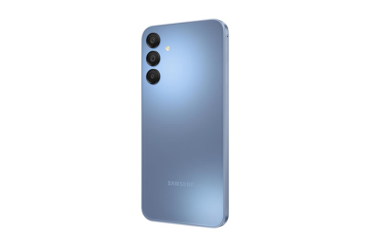 Samsung, Galaxy, A15 (A155), Blue, 6.5 ", Super AMOLED, 1080 x 2340 pixels, Mediatek, Helio G99 (6nm), Internal RAM 4 GB, 128 GB, microSDXC, Dual SIM, Nano-SIM, 3G, 4G, Main camera 50+5+2 MP, Secondary camera 13 MP, Android, 14, 5000 mAh