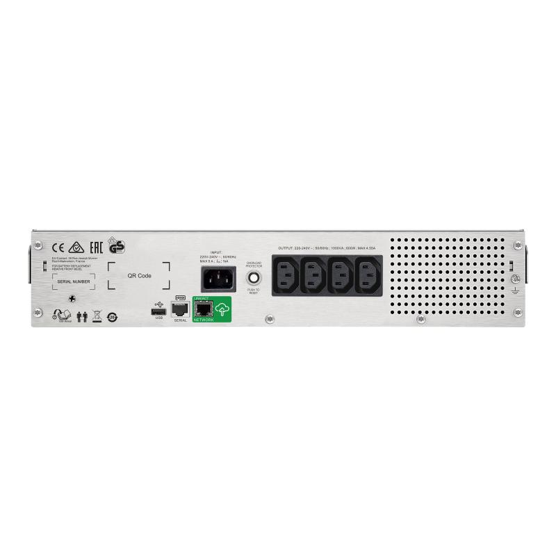 APC  Smart-UPS C 1000VA LCD RM 2U 230V with SmartConnect