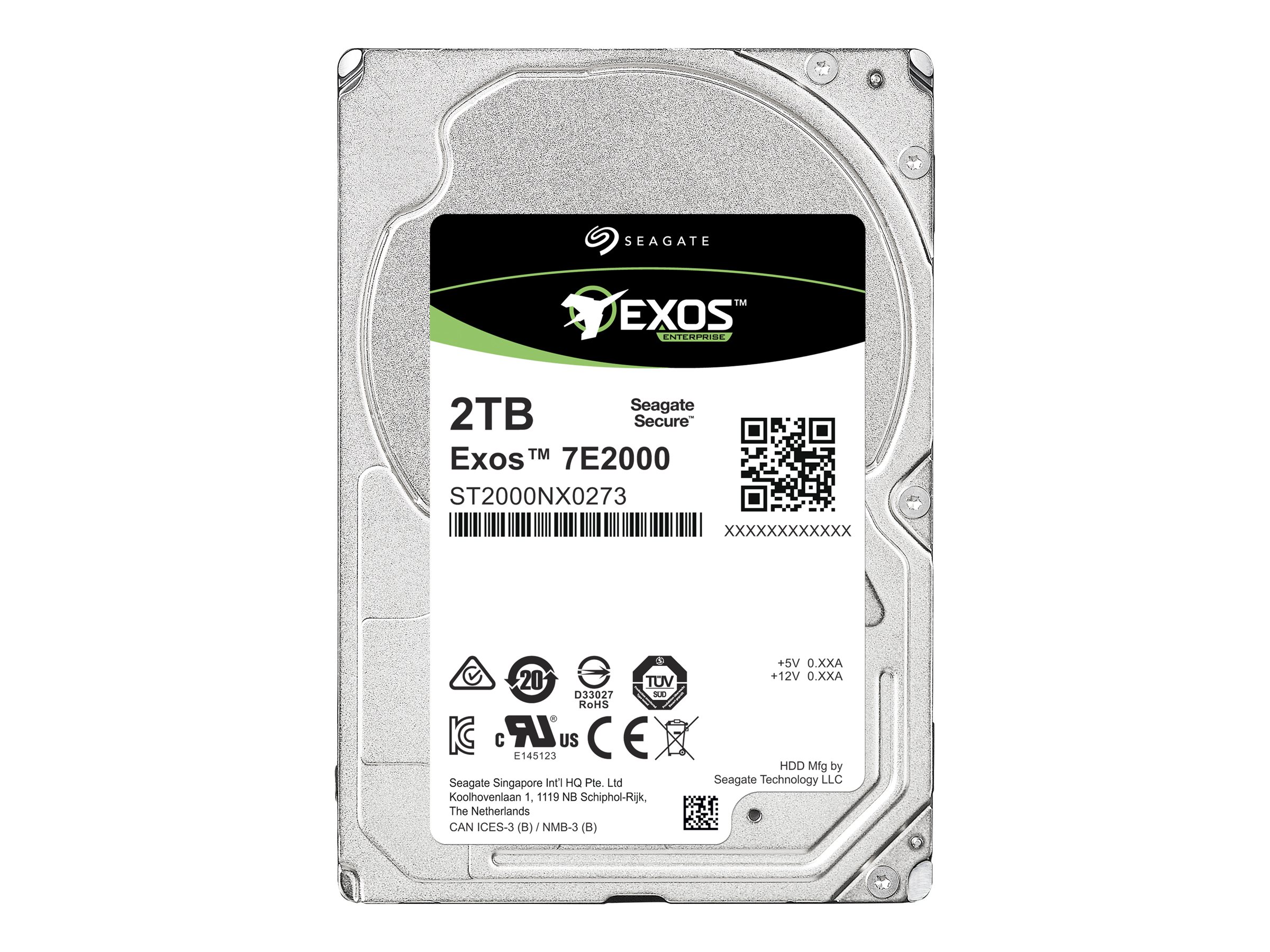 SEAGATE EXOS 7E2000 Ent.Cap. 2.5 2TB HDD