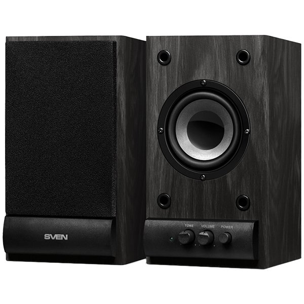 SVEN  SPS-608 2x3W, Timbre and volume front control, Front power button