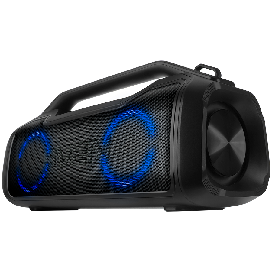 SVEN  PS-390, black, Bluetooth, 50W, Waterproof, power bank, TWS.