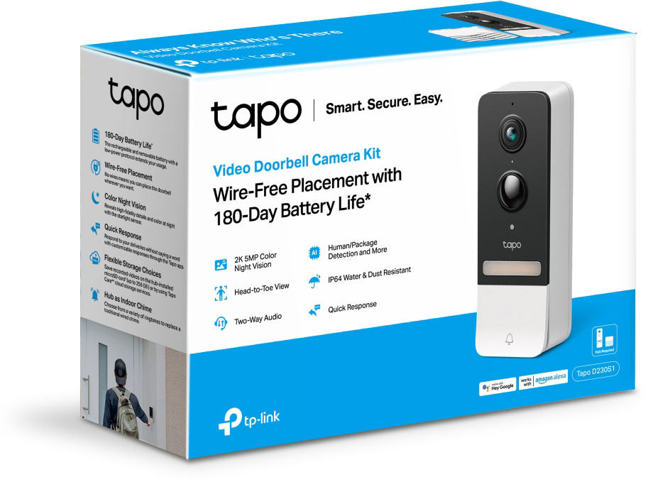 TP-Link  video-uksekell Tapo D230S1