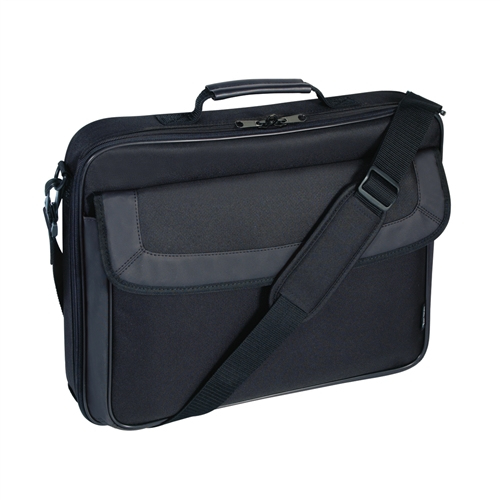 Targus, Classic Clamshell Case, Fits up to size 15.6 ", Messenger - Briefcase, Black, Shoulder strap