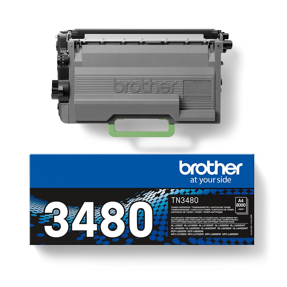 BROTHER TN3480 Toner Cartridge Black HY