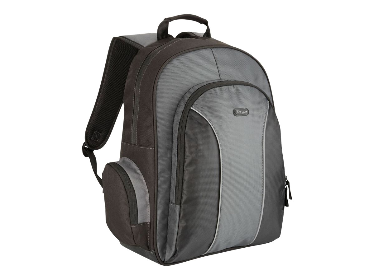 Targus, Essential Laptop Backpack, Backpack, Black/Grey