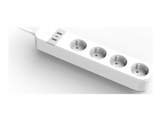 GEMBIRD Smart power strip with USB charg