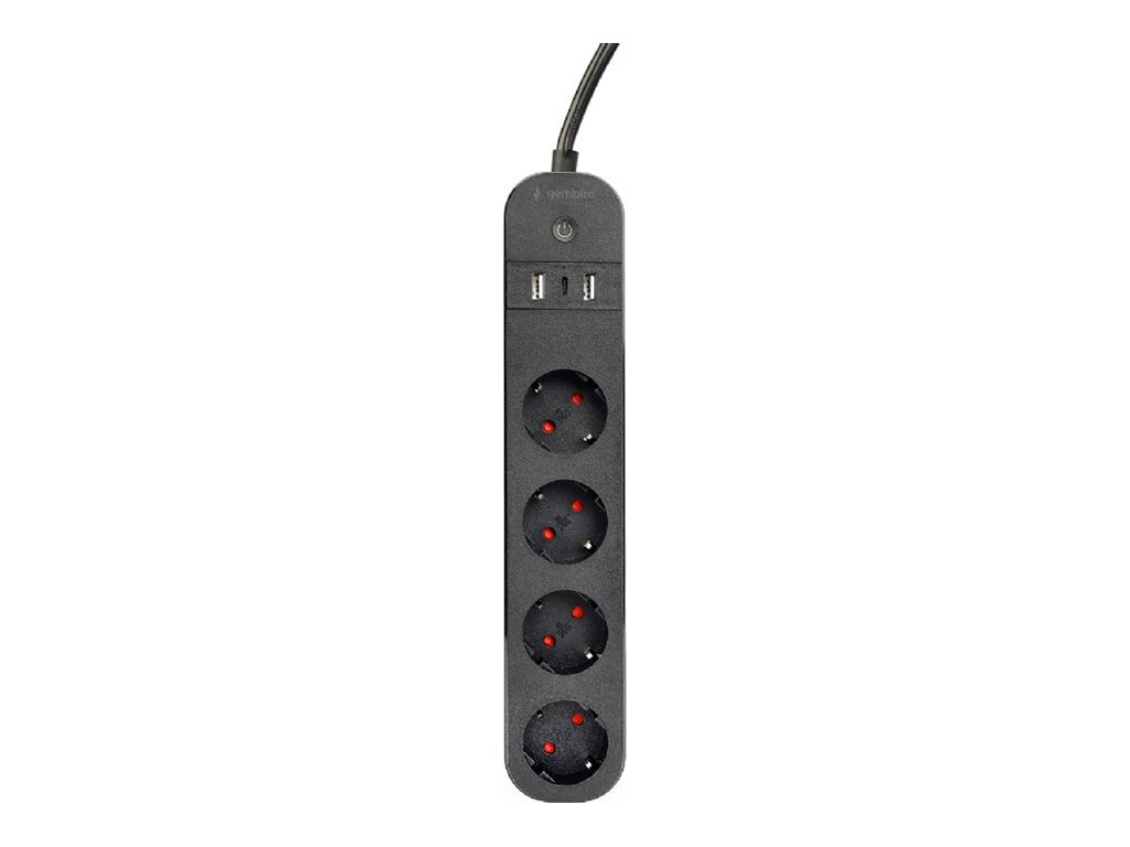 GEMBIRD Smart power strip with USB charg