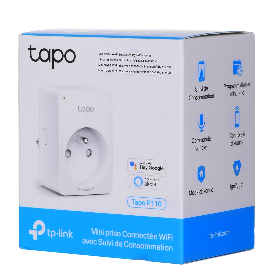 TP-Link Tapo P110 nutipistik 3680 W Kodu, Kontor Valge