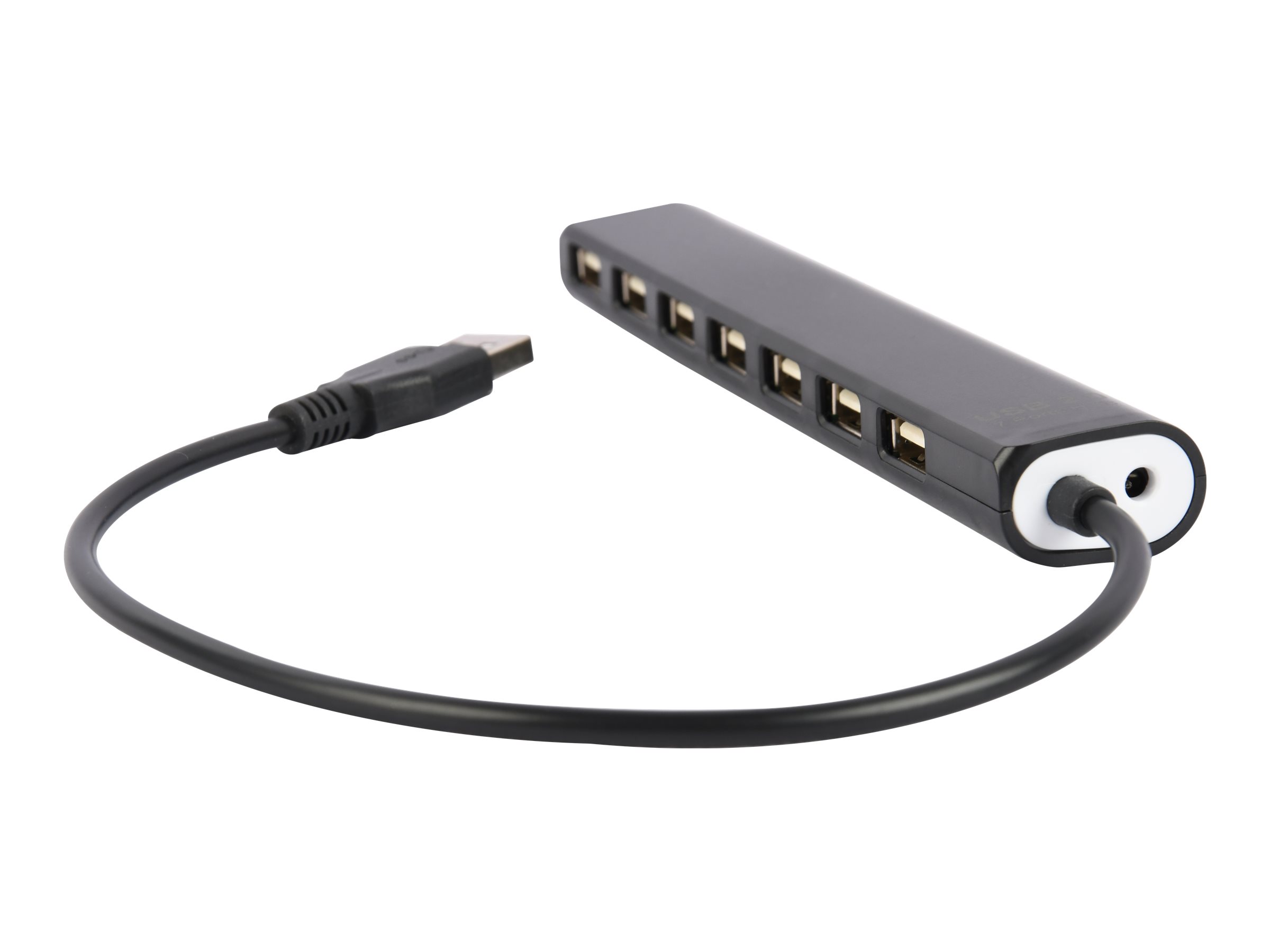 GEMBIRD USB 2.0 7-port hub black