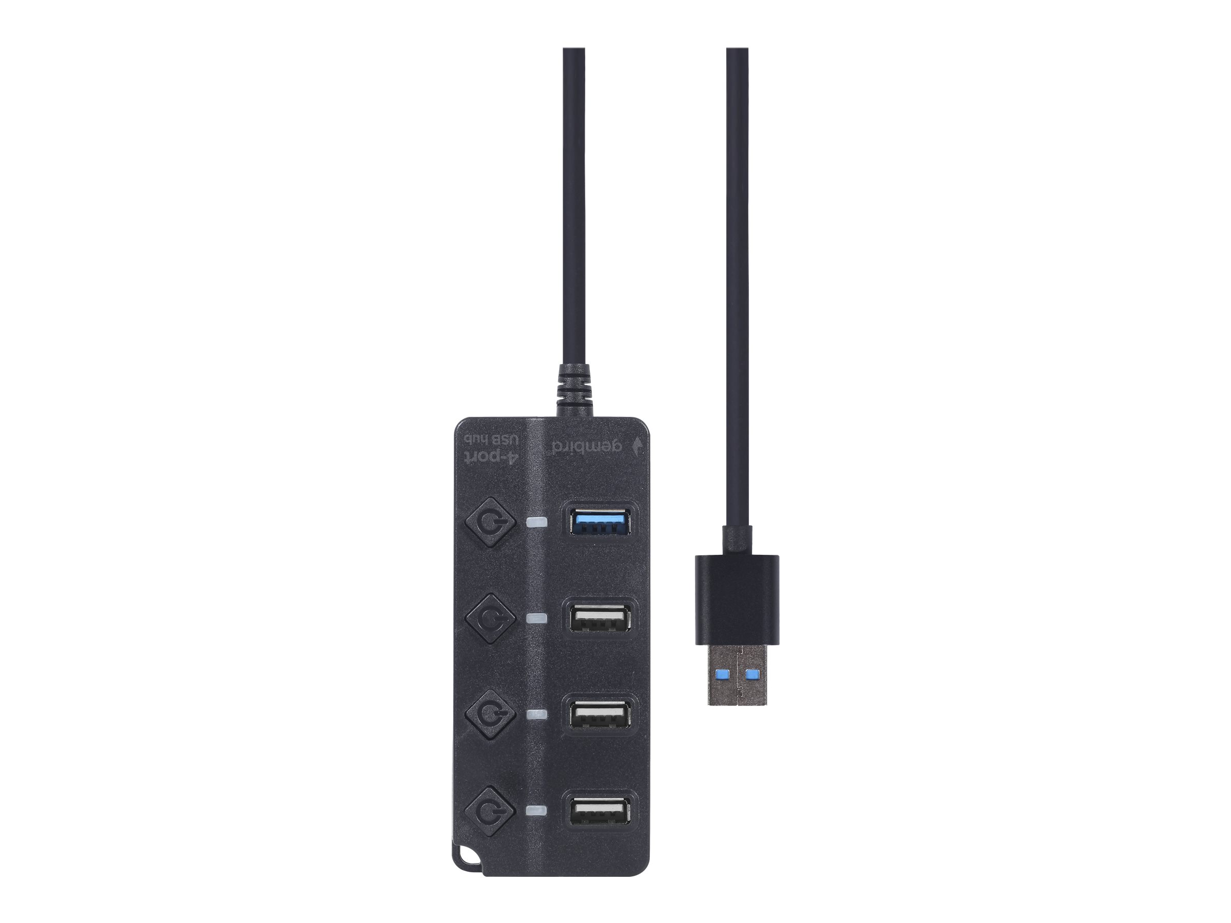 GEMBIRD 4-port USB HUB black