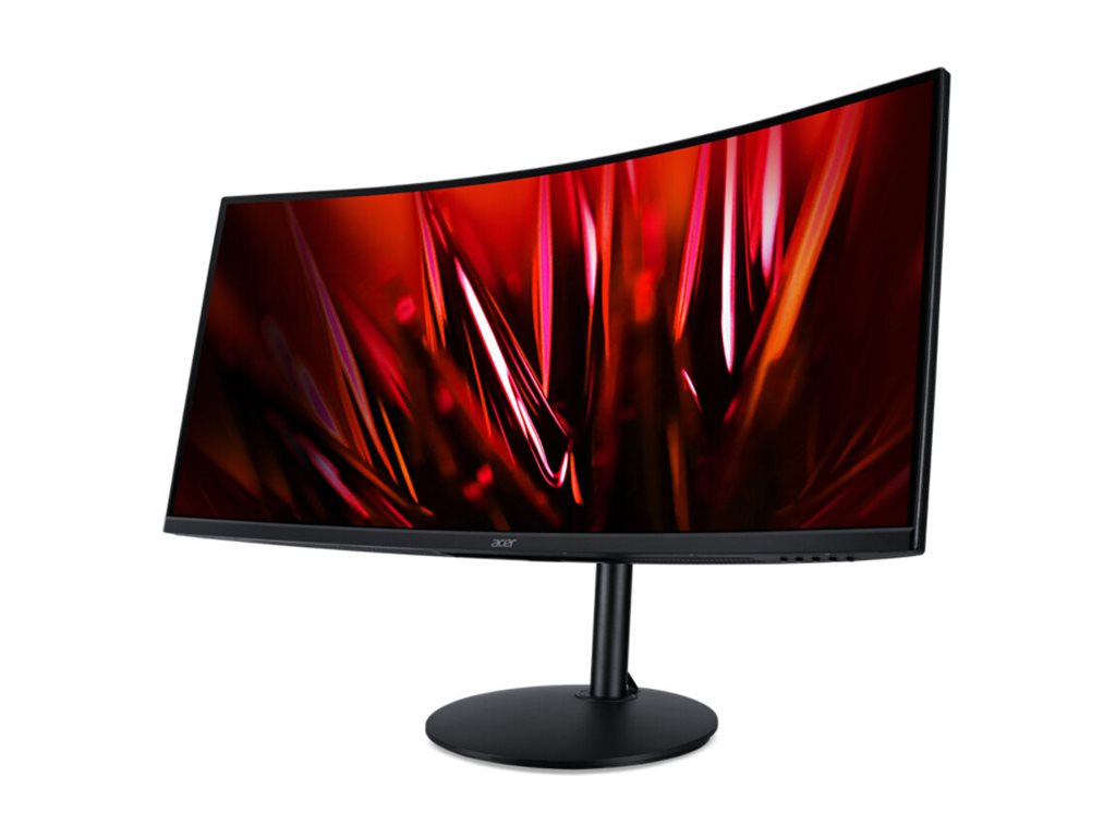 ACER  Monitor, XZ342CUS3BMIIP, 34", Gaming/Curved/21 : 9, Panel VA, 3440x1440, 21:9, 180 hz, Matte, 1 ms, Speakers, Swivel, Height adjustable, Tilt, Colour Black, UM.CX2EE.301